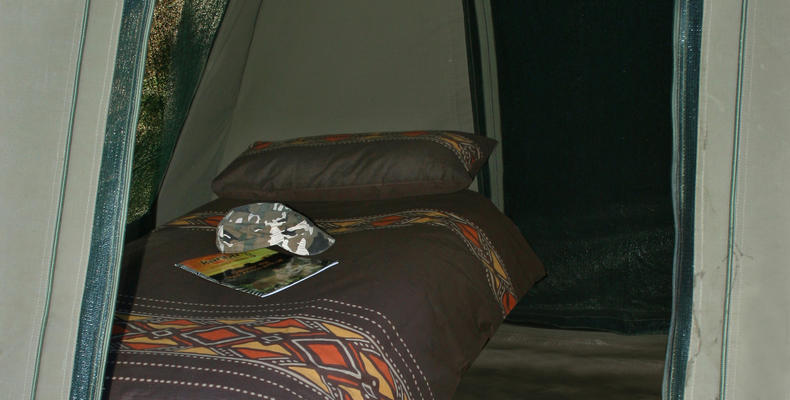 Comfort tent interior